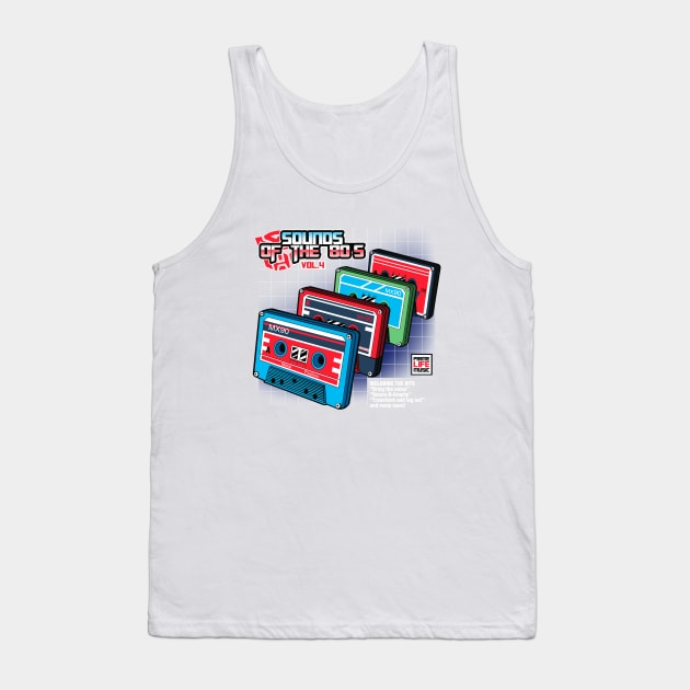 Sounds of the 80s Vol.4 Tank Top by Pinteezy